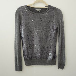 Gray Sequin H&M Sweater